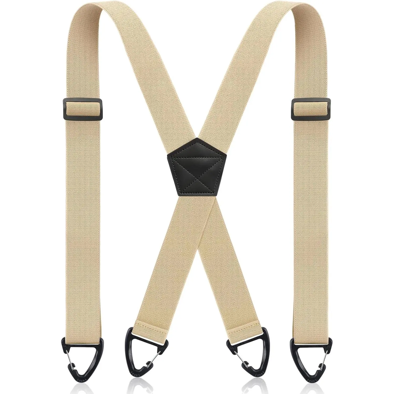 X   Suspender 1.5 Inches Under Clothing Heavy Duty Work Suspenders for Men Women