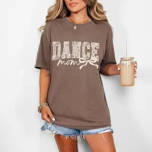 Comfort Colors Coquette Dance Mom Shirt, Dance Mom Tee, Ballet Mom Gift, Dance Mama Shirt, Ballet Mom T-shirt, Gift for Dance Mom, Cute Tee