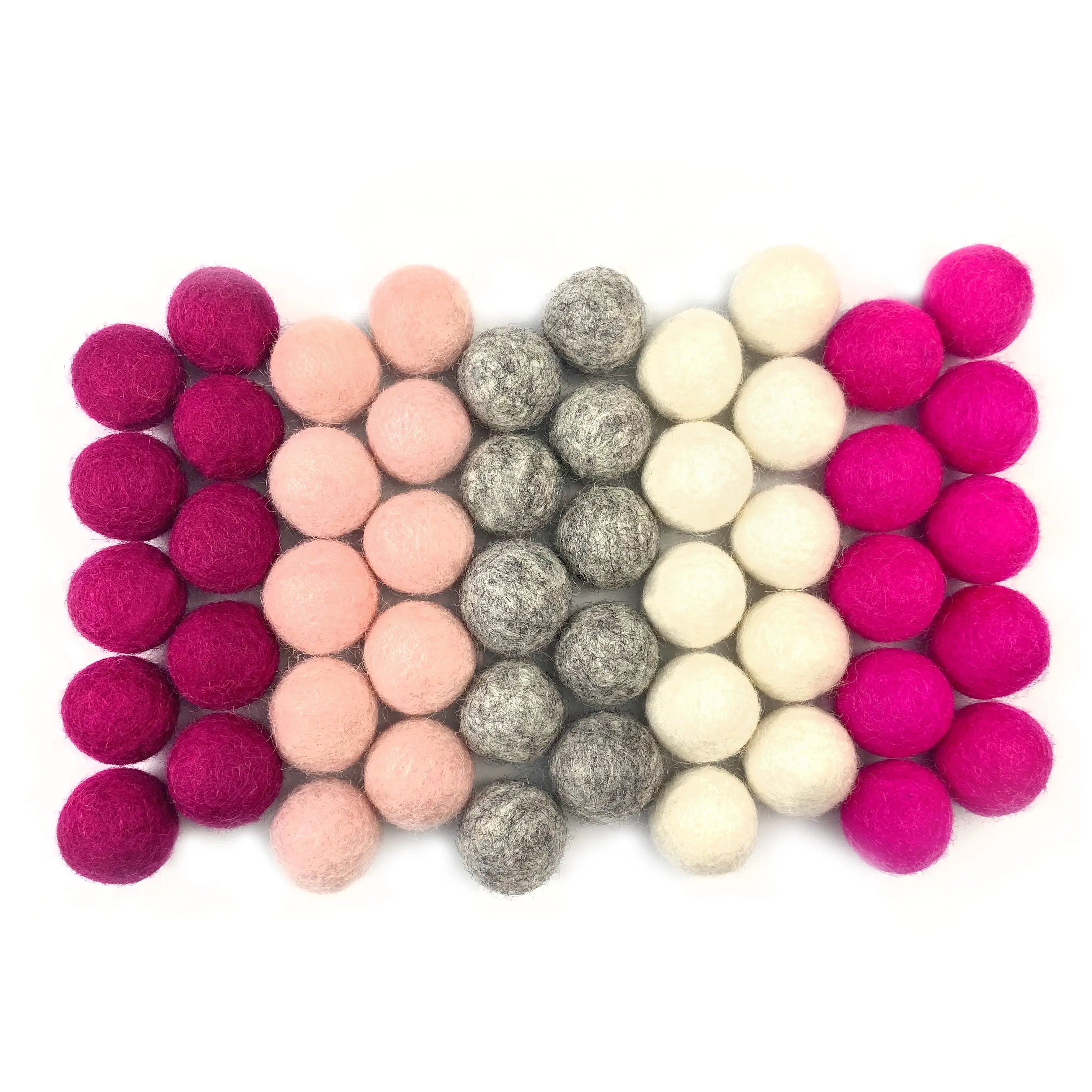 Cozy Love Wool Felt Balls for Crafts & Sensory Play (50 Pack)