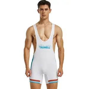 Lianjia Clothing Men's Wrestling Sports One-piece Pants Cycling Underwear Men's Fitness One-piece Vest Pants