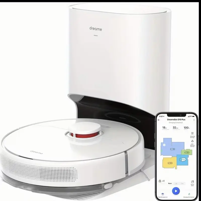 Dreame D10 Plus Robot Vacuum & Mop with Self-Empty Base