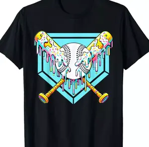 Baseball Drip For Boys Ice Cream Drip youth and adult shirt, Baseball T-Shirt unisex T-Shirt, toddler boy clothing
