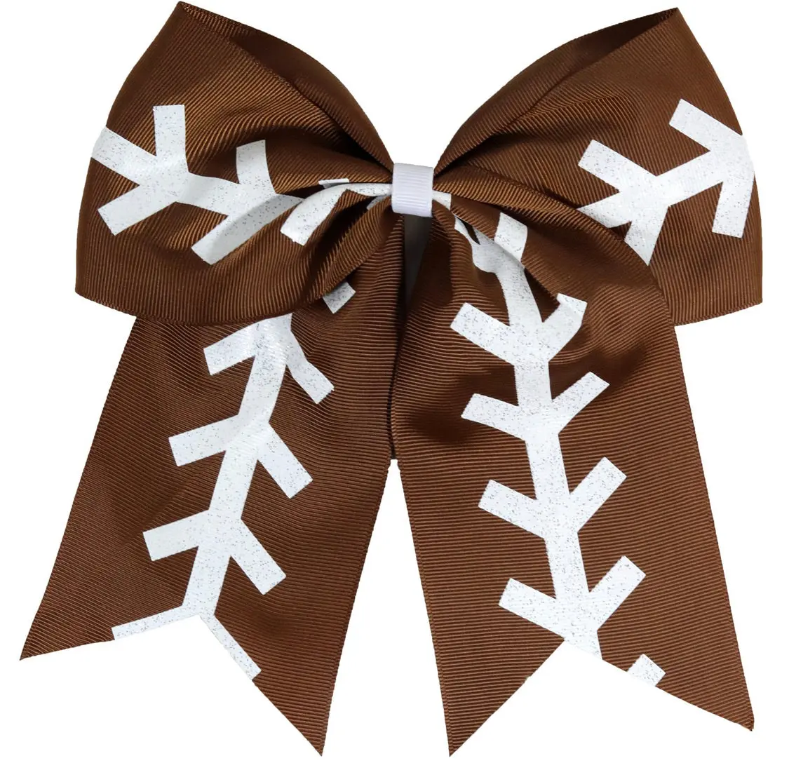 Football Bow-Knot Hair Clips - Bows for Hair, Fashion Accessories for Sports Fans, Fashion Hair Accessories