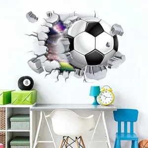 Cool Football Window Sticker, 2026 Soccer Wall Effect Decal, Theme Decorative Sticker, Atmosphere Creation for Bars and Restaurants