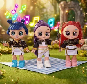 2026 10/13 Inch Anime Doll Set, Jointed ActionFigure, Music Playing, Gold Limited Edition,Perfect Gift for Girls' Birthday/festival
