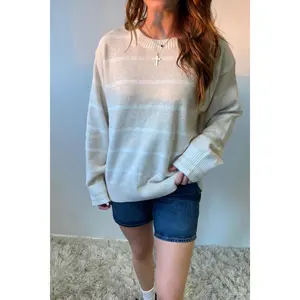 Striped Knit Sweater