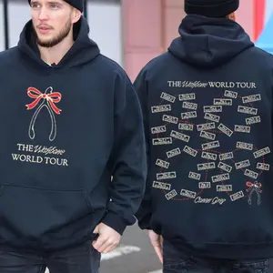 Connan Gray Wishbone World Tour 2026 Hoodie Vintage Pop Concert Tour Dates Pullover Unisex Retro Indie Pop Fan Merch Gift