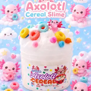 Axolotl Cereal Slime - Non-Sticky