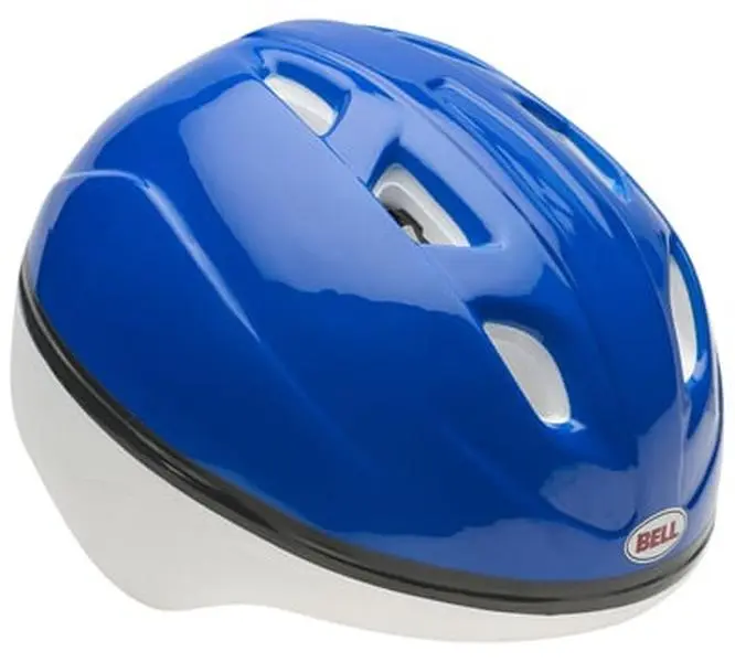 Bell Toddler Shadow Blue Protective Helmet - Outdoor Gear with Extended Rear Coverage, 6 Top Vents, Easy-Adjust Buckles, Protective Gear