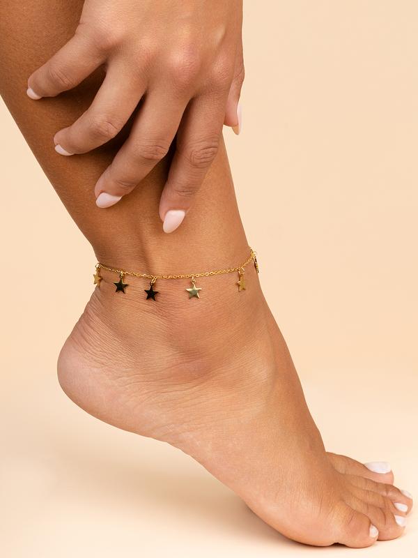 Sabina Star Charm Anklet