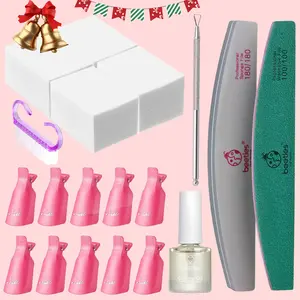 Beetles Gel Nail Polish Remover Kit, with 450 Pcs Lint Free Nail WipesManicure Cosmetic Clean Flawless #TikTokShopBacktoSchool