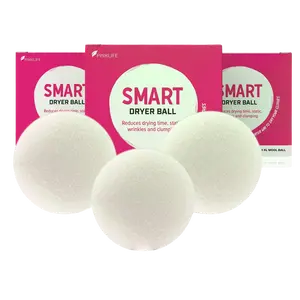 Smart Dryer Balls - Original Product Title, No Additional Features or Features, Ideal for Home Use Wool Laundry Natural