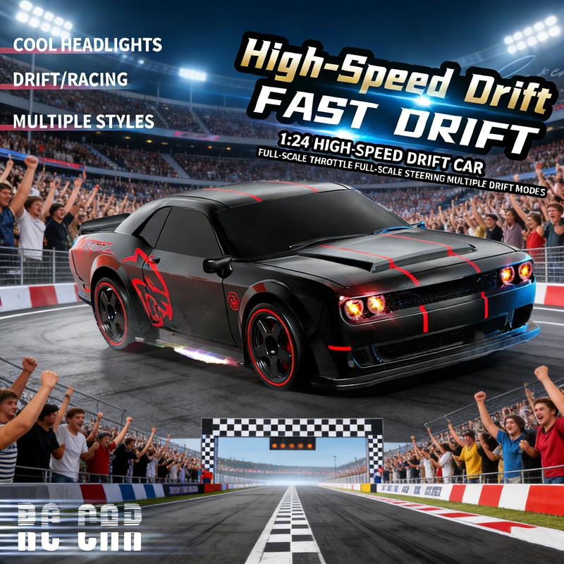 1：24 rc racing cars full proportional throttle ideal for solo practice neighborhood races birthday parties casual play and holiday gifts