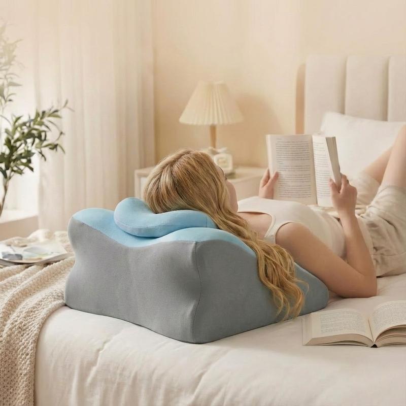 Memory Foam Pillow, Ergonomic Design, Versatile Used， for Neck, Back and Leg Support, Suitable for Face-Down Reading , Soft and Comfortable Fabric, Multi-Purpose, Removable, SleepingPillow Home, Sofa,Living Room,Bed,Valentine's Day