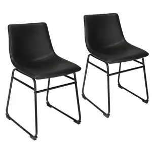 ErgoDesign Counter Height Bar Stools Set of 2, 24 Inches Bar Stool with Back, Carbon Fiber Bar Chair with Metal Legs
