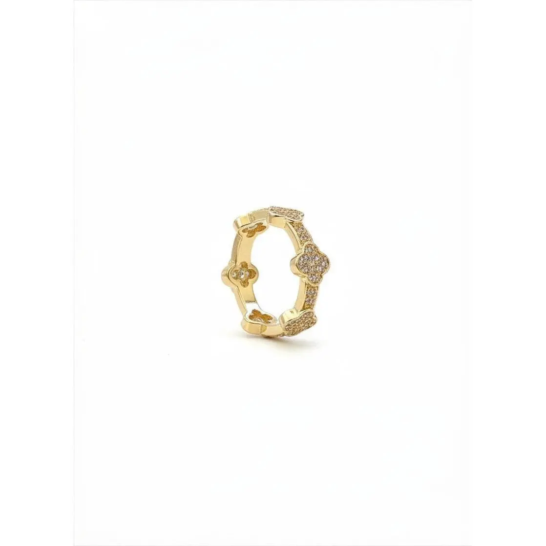 Crystal Flower Ring