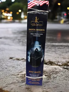 Olofin Hand Dipped Incense Holy Death Pack Of 6 / Incienso Olofin Bañado a Mano Santa Muerte Pack de 6