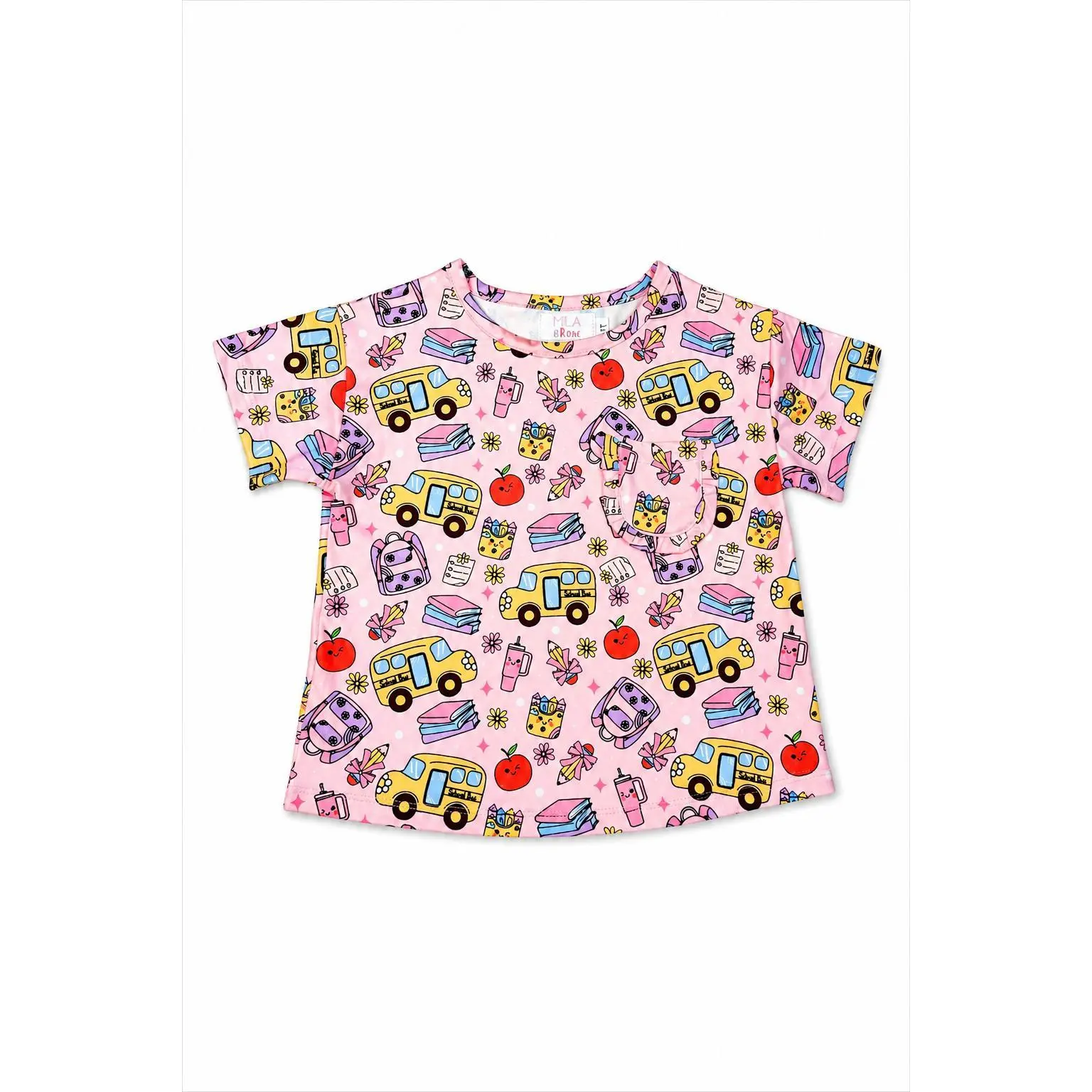 Playground Princess S/S Ruffle Pocket Tee