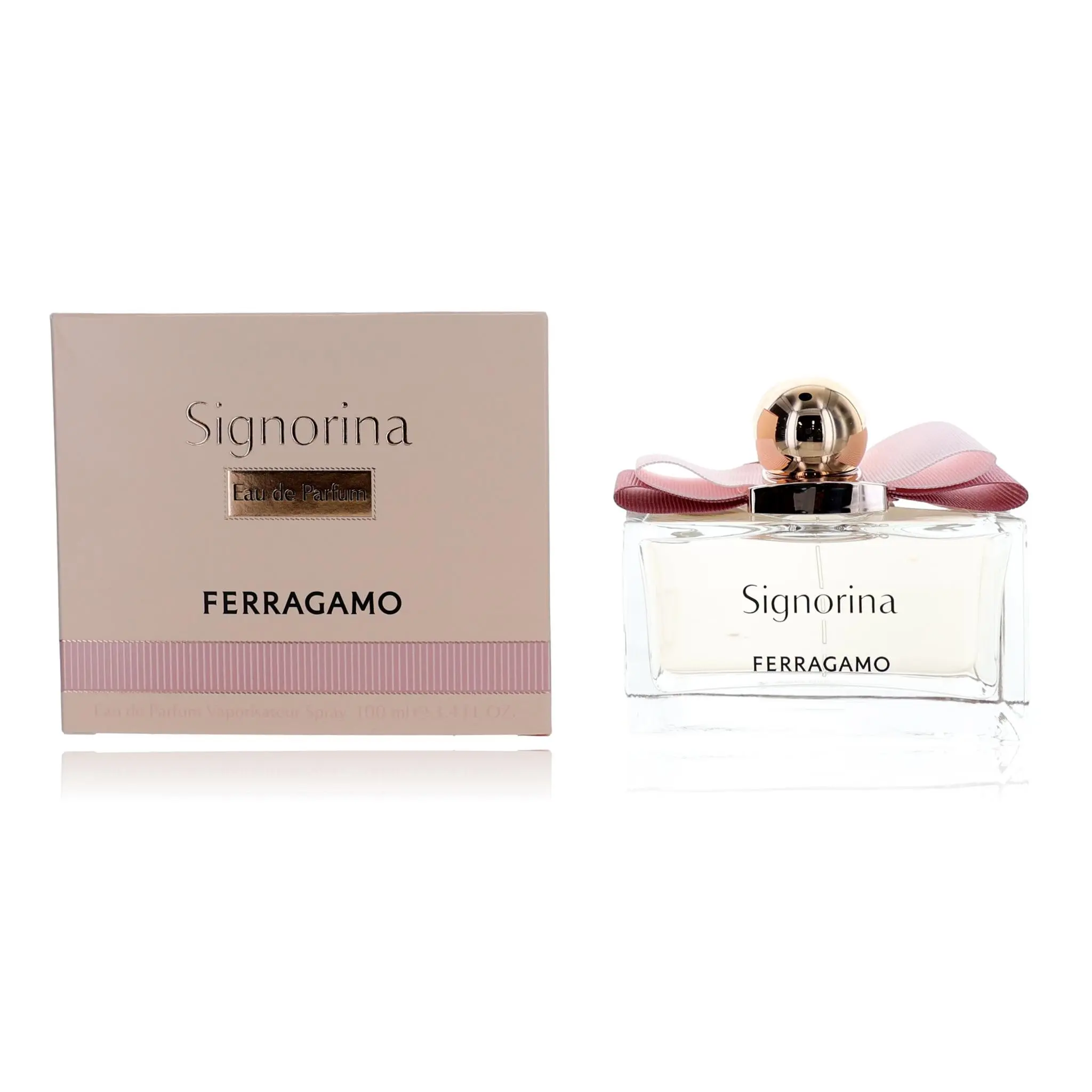 Signorina by Salvatore Ferragamo, 3.4 oz EDP Spray for Women, Italian, Spicy, Stylish, Fruity, Musk, Floral, Fresh, 3.4 Fl Oz, 3 To 3.9 Fl Oz, Jasmine, Racy Italian Elegance, Rose