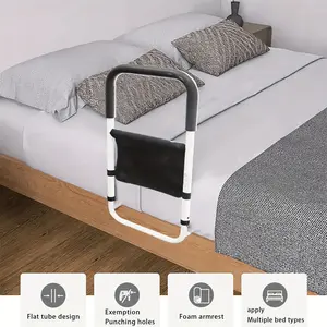 Bedside Armrest Safety Bed Railing With Storage Bags For The Elderly Home, Fall Barriers And Standing Aids