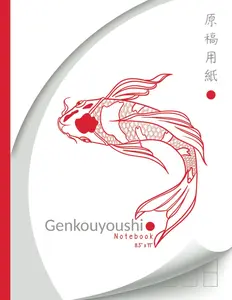 Genkouyoushi Notebook: Large Japanese Writing Practice Book for Kanji, Hiragana and Katakana Characters