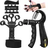 Hand Grip Strengthener, Finger Exerciser, Finger Stretcher - Grip Strength Trainer 3Pcs for Muscle Building, Physical Therapy and Rehabilitation Fitness Equipment Accessories