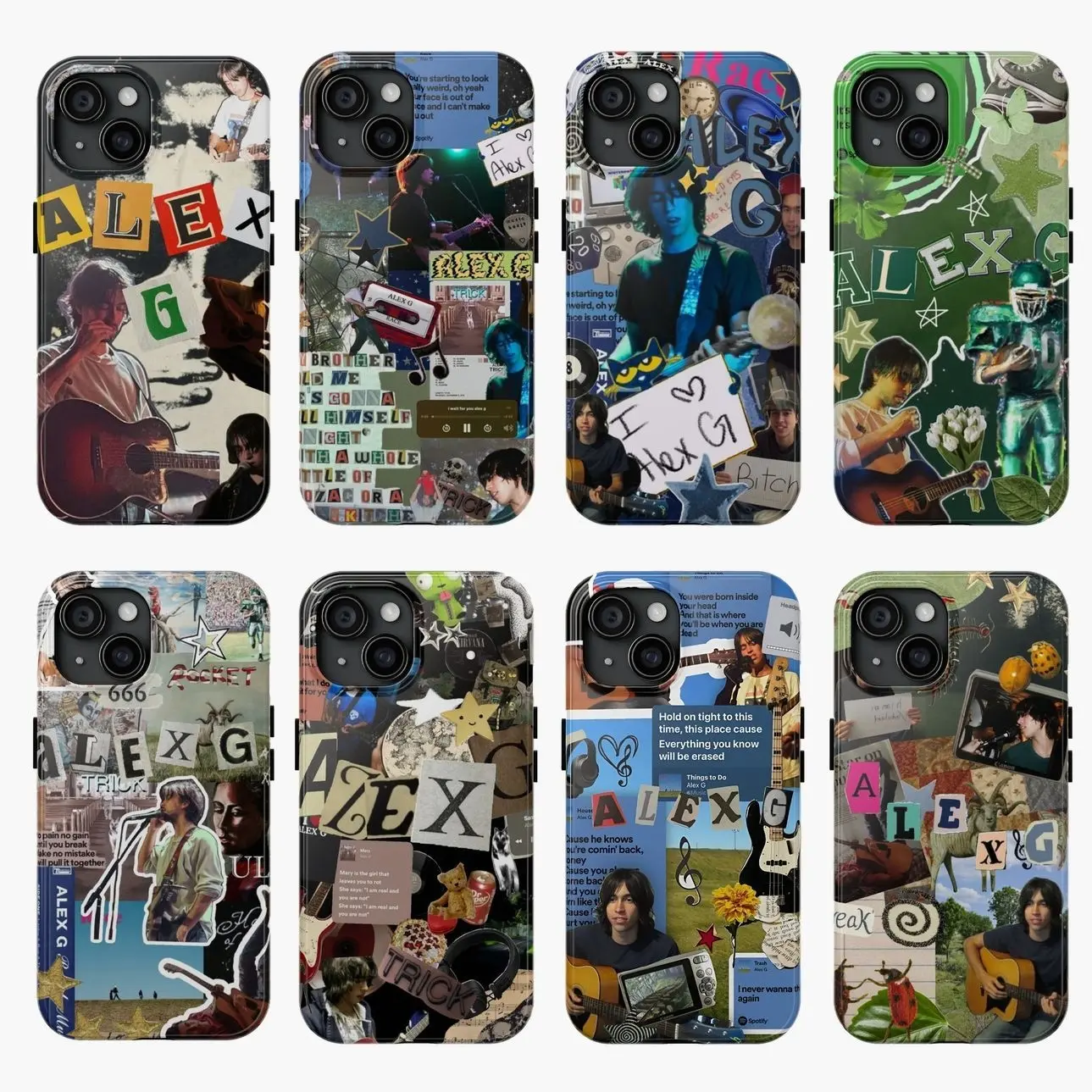 Alex G Indie Artist Phone Case for iPhone Samsung – Indie Music Fan Gift, Aesthetic Cover for Concert Lovers and Everyday Use J