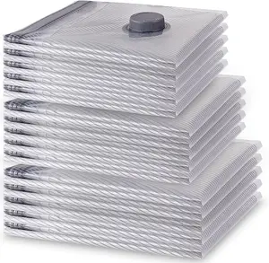 VACBIRD 8XL/15 Pack Travel Vacuum Storage Bags, Vacuum Packing Seal for Luggage and Suitcase, Compression Bags for Travel, Durable Pouch, Organiser set