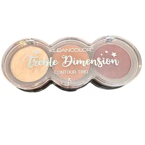 Kleancolor Teble Dimension Contour Trio Makeup Light shadow