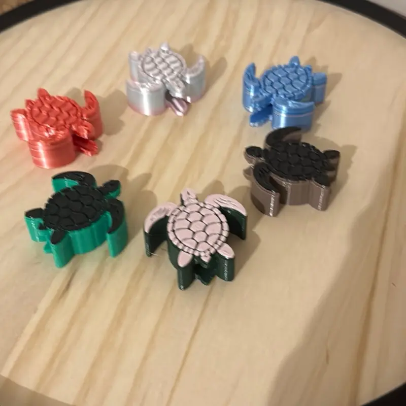 Cute and colorful Turtle Straw Topper