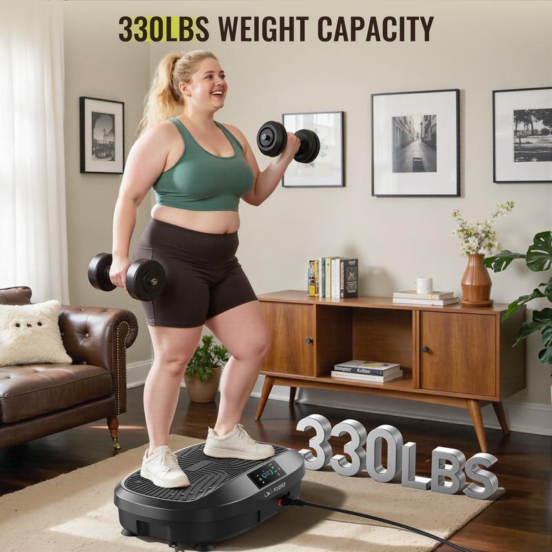 【FLYBIRD & FEIERDUN】Vibration Plate Exercise Machine, 330/340 lbs Capacity Lymphatic Drainage Machine with LED Touch Screen & Remote Control, Full Body Workout for Home Gym, with 2 Resistance Bands #TikTokShopHolidayHaul #ChristmasTikTok