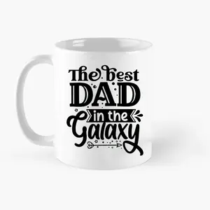 The Best Dad in the Galaxy Mug, Gift for Dad, Dad's Birthday, Father's Day, Simple and Elegant Design But Also Very Meaningful