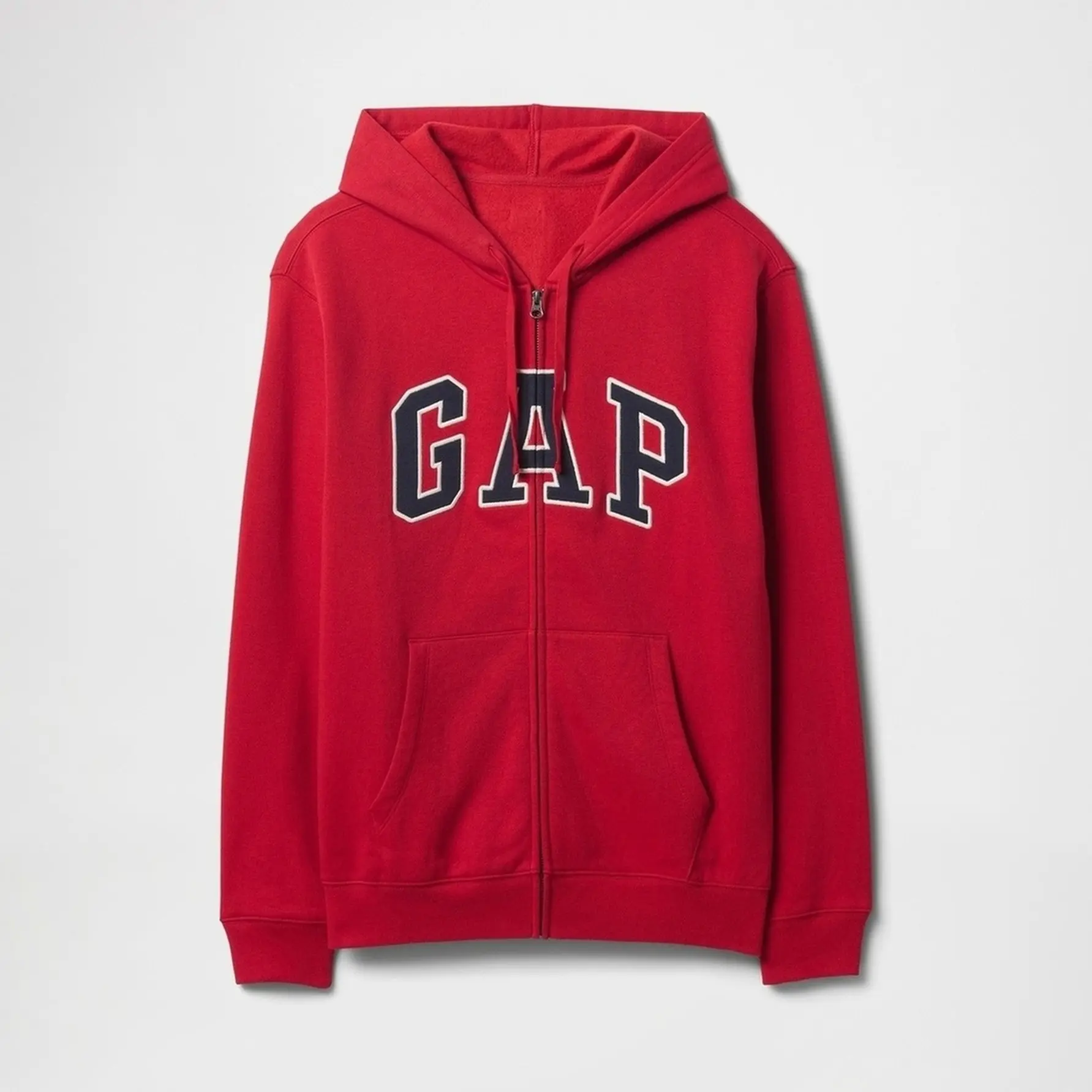GAP Relaxed Gap Logo Zip Hoodie