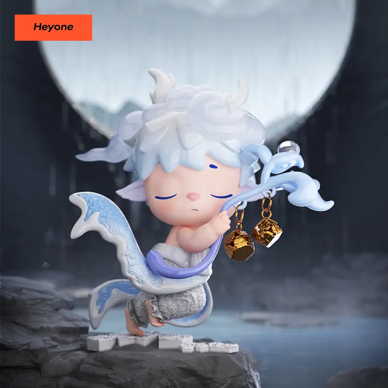Heyone MIMI Neo-Chinese Style·The Poetry of Time in Four Seasons Series Blind Box Art Toy Action Cute Figure Desktop Ornament Collectible Toys Birthday Gifts Random Surprise Set Figurines Figurine Dolls Toyset Whimsical Figurines Girls Gift