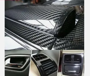 Auto Parts Accessories Carbon Fiber Vinyl Film Car Interior Wrap Stickers 12x60"