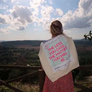THE LESS YOU CARE Guest Check Hoodie