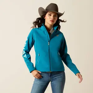 Ariat Womens New Team Softshell Jacket - Ocean Depths/Retro Ranch Print
