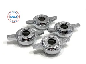 2 Bar Zenith Engraved Locking Style Chrome Cut Knock-Offs Spinners