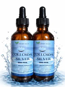 2-in-1 Bundle_Fresh Start Health Colloidal Silver 2 Fl Oz 60 ml_Droppers - Immune Support - Made in USA - No Preservatives - Scientifically Tested Healthcare Natural