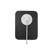 [New Deal] Table Vanity Mirror with Stand - Makeup Mirror for Desk - Adjustable Flexible Gooseneck, 360°Rotation Folding Portable Bathroom Shaving Cosmetic Mirror Square