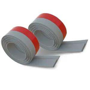 Jocoevol Door Draft Stopper Gray 2 Pieces Robust Adhesive Noise Reduction Energy Efficient Easy Install for Interior & Exterior Doors