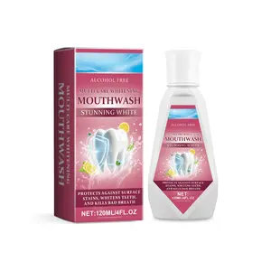 Fresh Care Dual Action Mint Gum MultiShield Stain Removal Mouthwash Purple Teeth Whitening Toothpaste