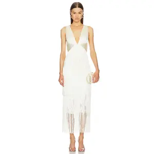Michael Costello x REVOLVE Skylar Maxi Dress in Ivory