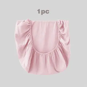 Baby Bed Skirt Cover, Child Bed Skirt, Soft Comfortable, All-Season, Solid Color Series, Unisex Baby Bed Skirt, 1pc Set