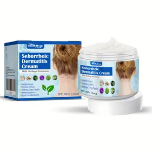 TrueRelief Folliculitis Treatment Cream – Natural Herbal Formula with Honeysuckle, Dandelion, Sophora & Phellodendron for Scalp, Face & Body Care, Soothing & Repairing 50g, Seborrheic Dermatitis Cream