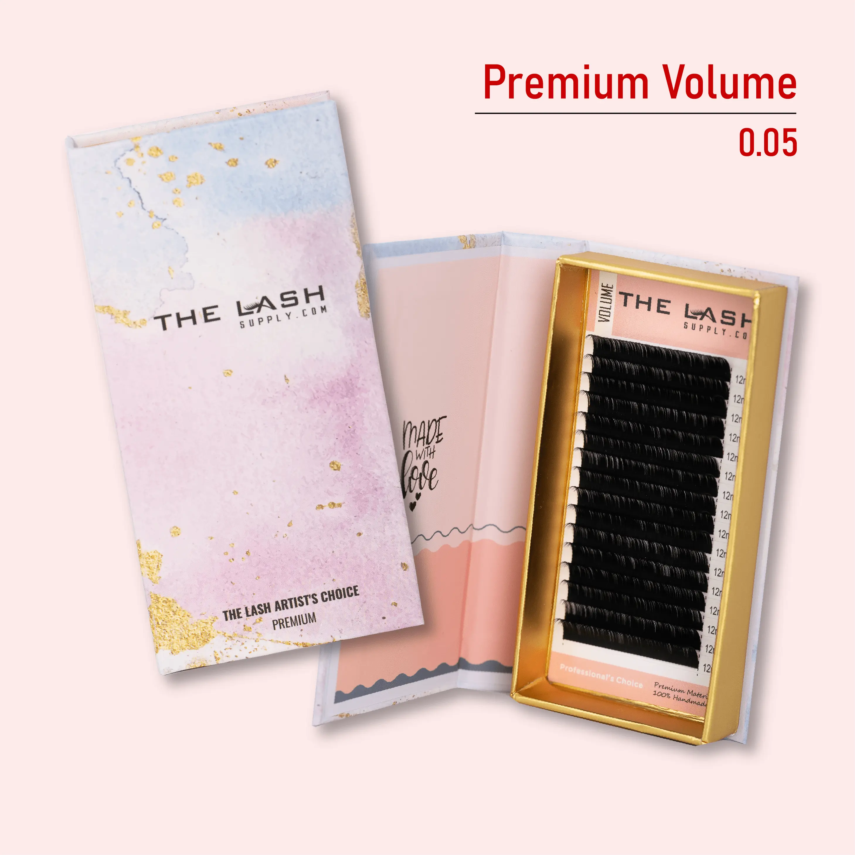 Premium Volume Lash Fan (0.07), Makeup Lash Extension Tool for Eyelashes Application