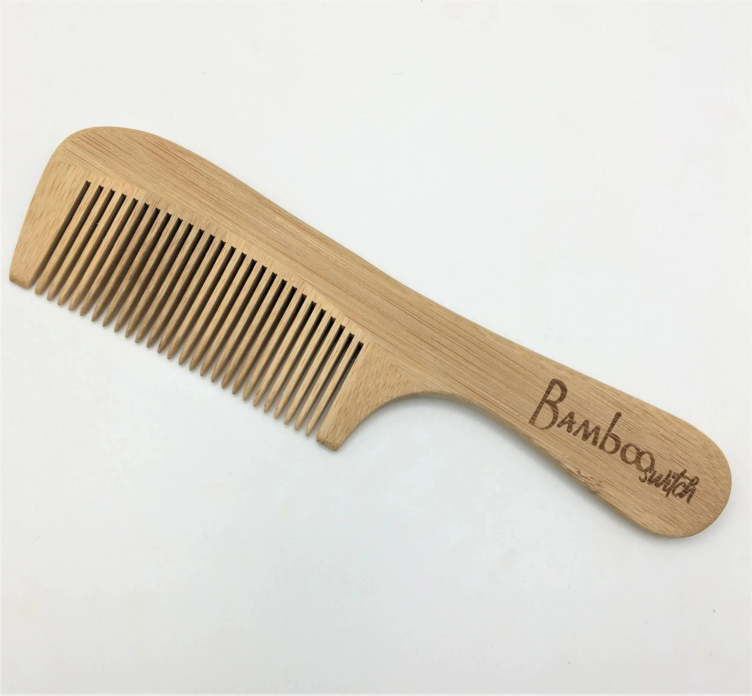 Bamboo Handled Comb