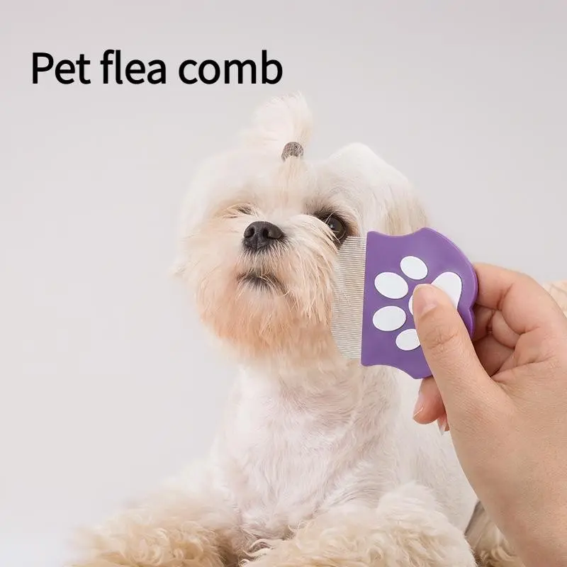 Universal Flea Comb for Cats & Dogs! Compact and portable—glides through the coat effortlessly to keep your beloved pet free from parasitic pests! Flea Removal Tool – Compact & Portable Remover 🥚