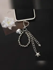Heart Pendant Keychain Charm, Simple Bag Chain Accessory, Unique Phone Decoration, Suitable for Bags and Keys, Casual Style