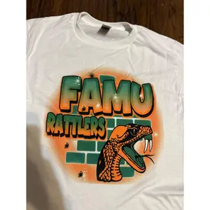 FAMU Rattler Airbrush Graphic T-Shirt